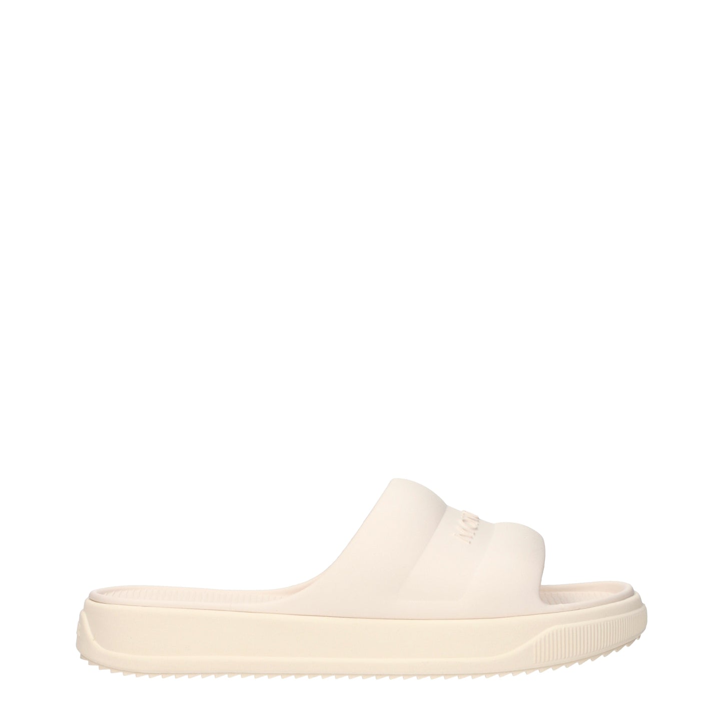 Moncler Slippers and Clogs Women Rubber Beige