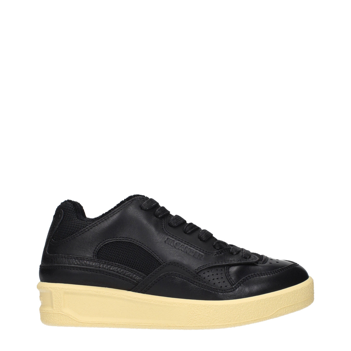 Jil Sander Sneakers Women Leather Black