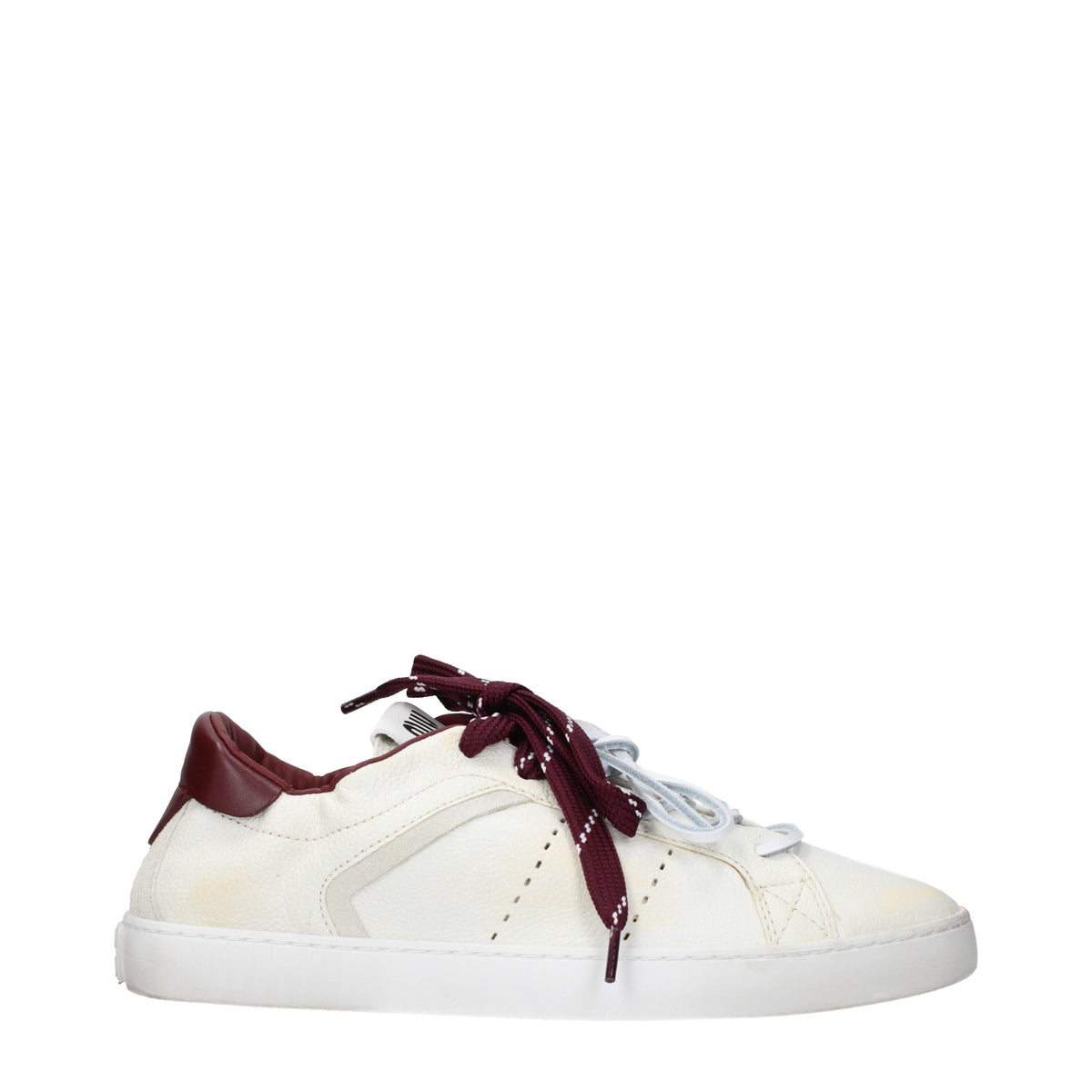 Miu Miu Sneakers Women Leather Beige/Purple