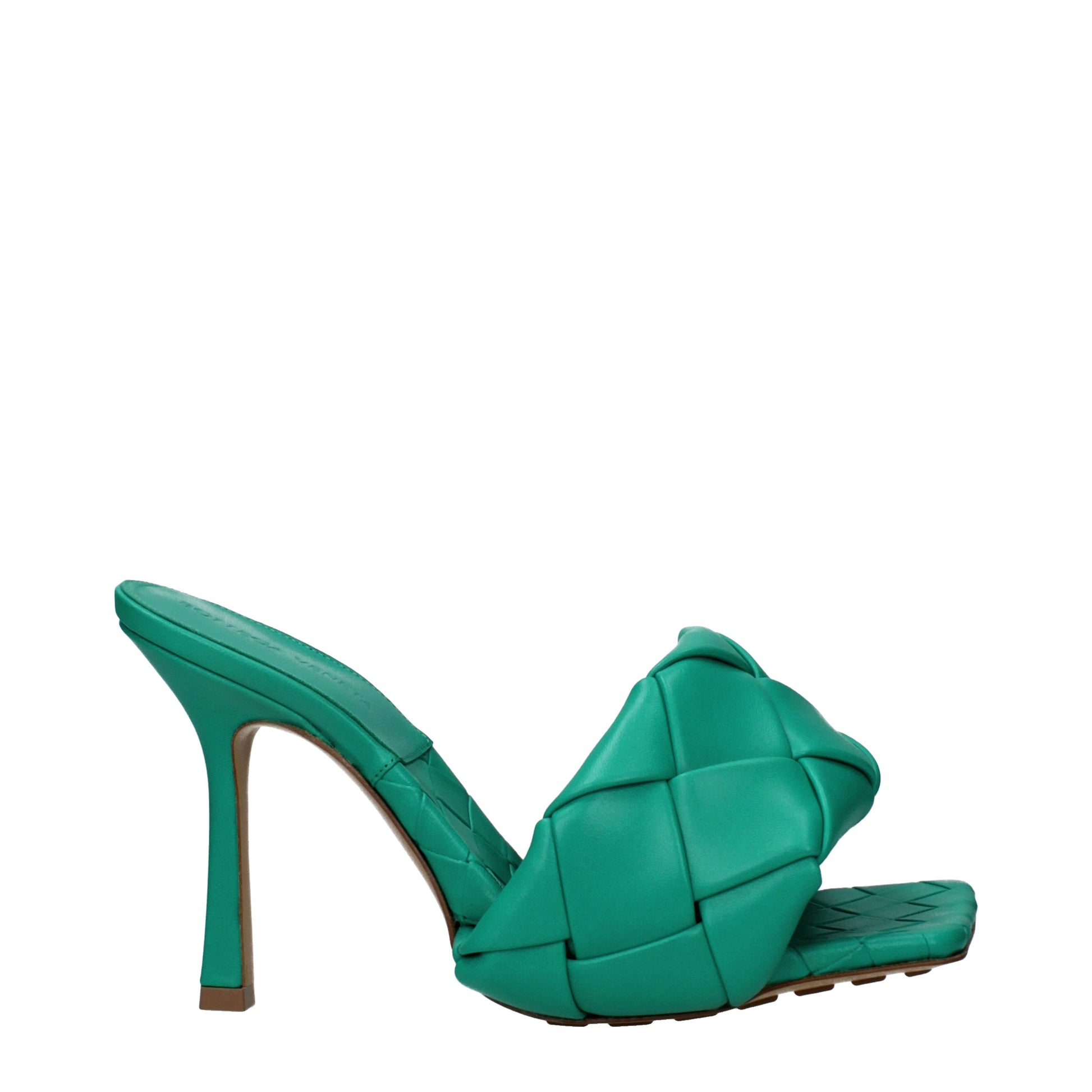 Bottega Veneta Women's Sandals Leather Turquoise