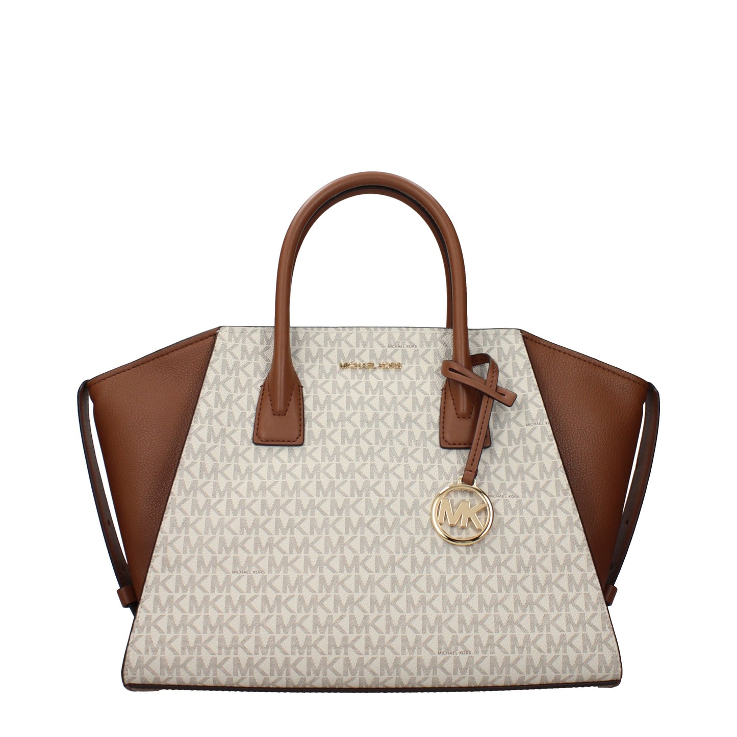 Michael Kors Handbags Women Fabric  Beige/Luggage