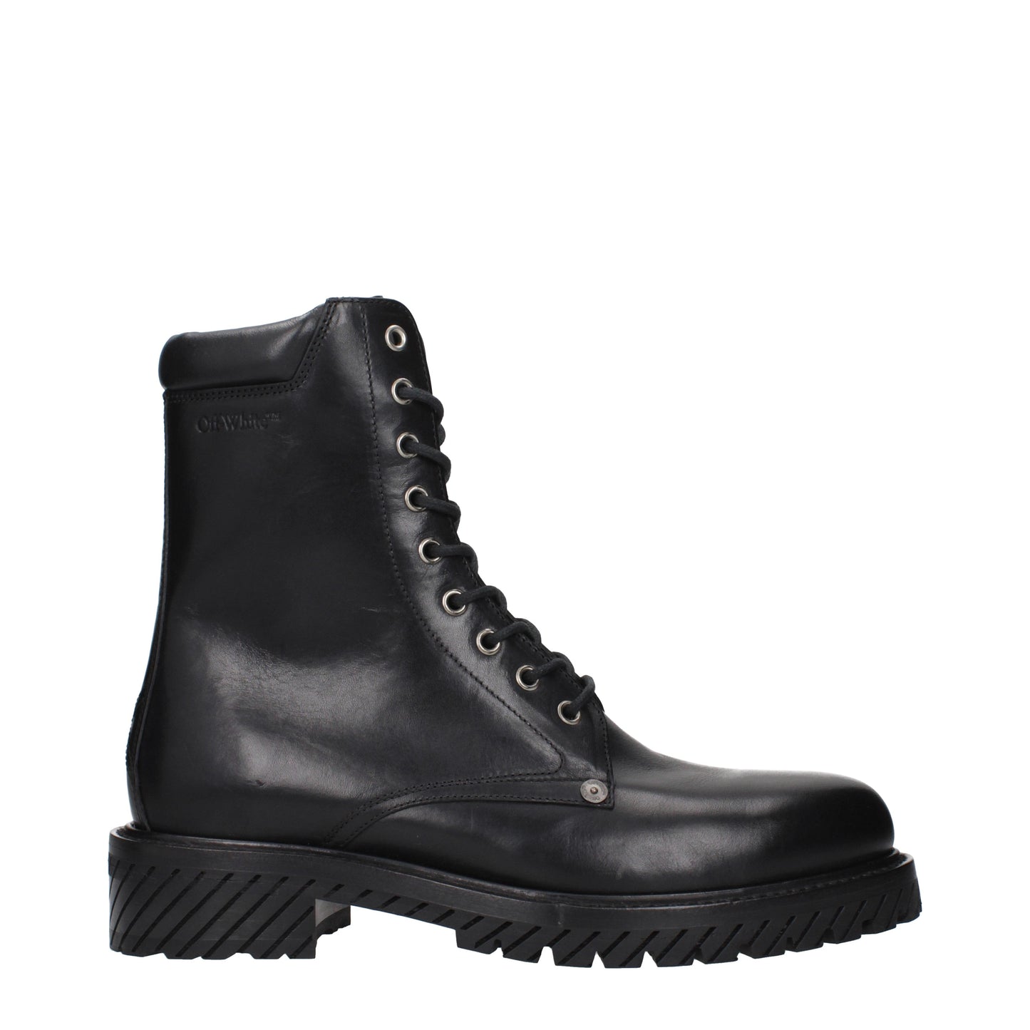 Off-White Men's Ankle Boots Leather