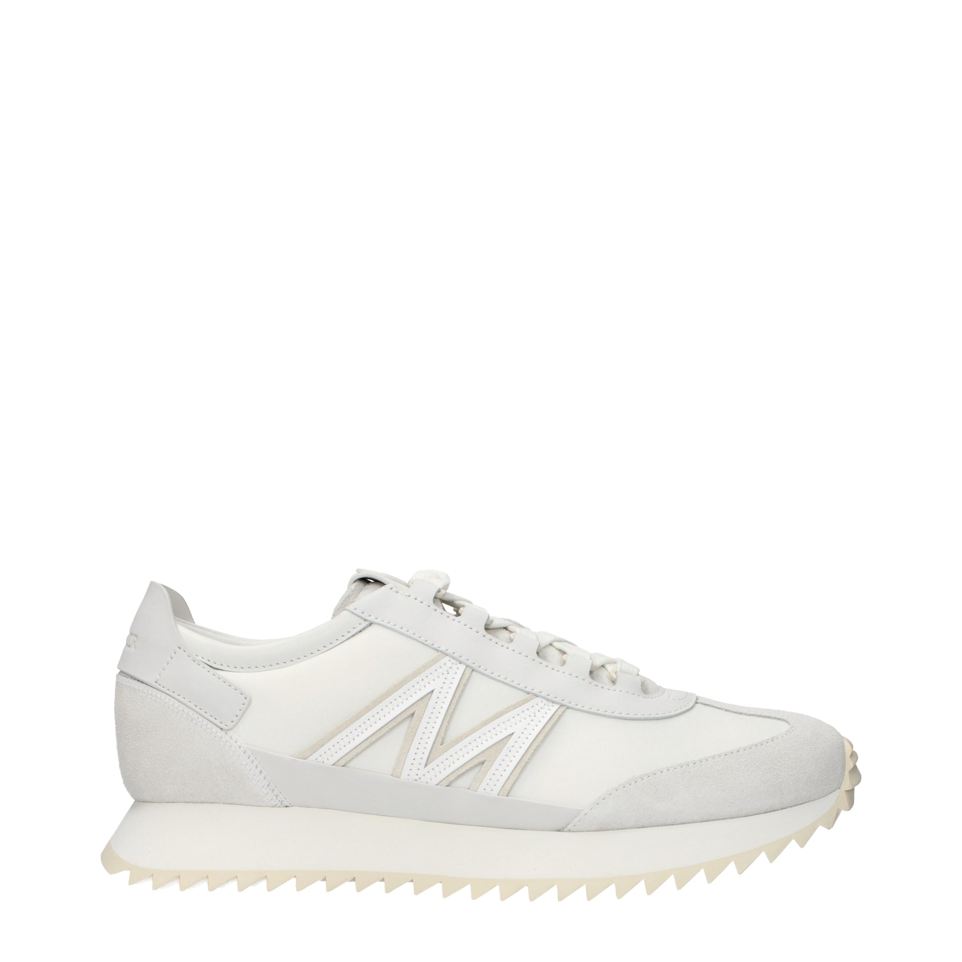 Moncler Sneakers Men Leather White/Light Grey