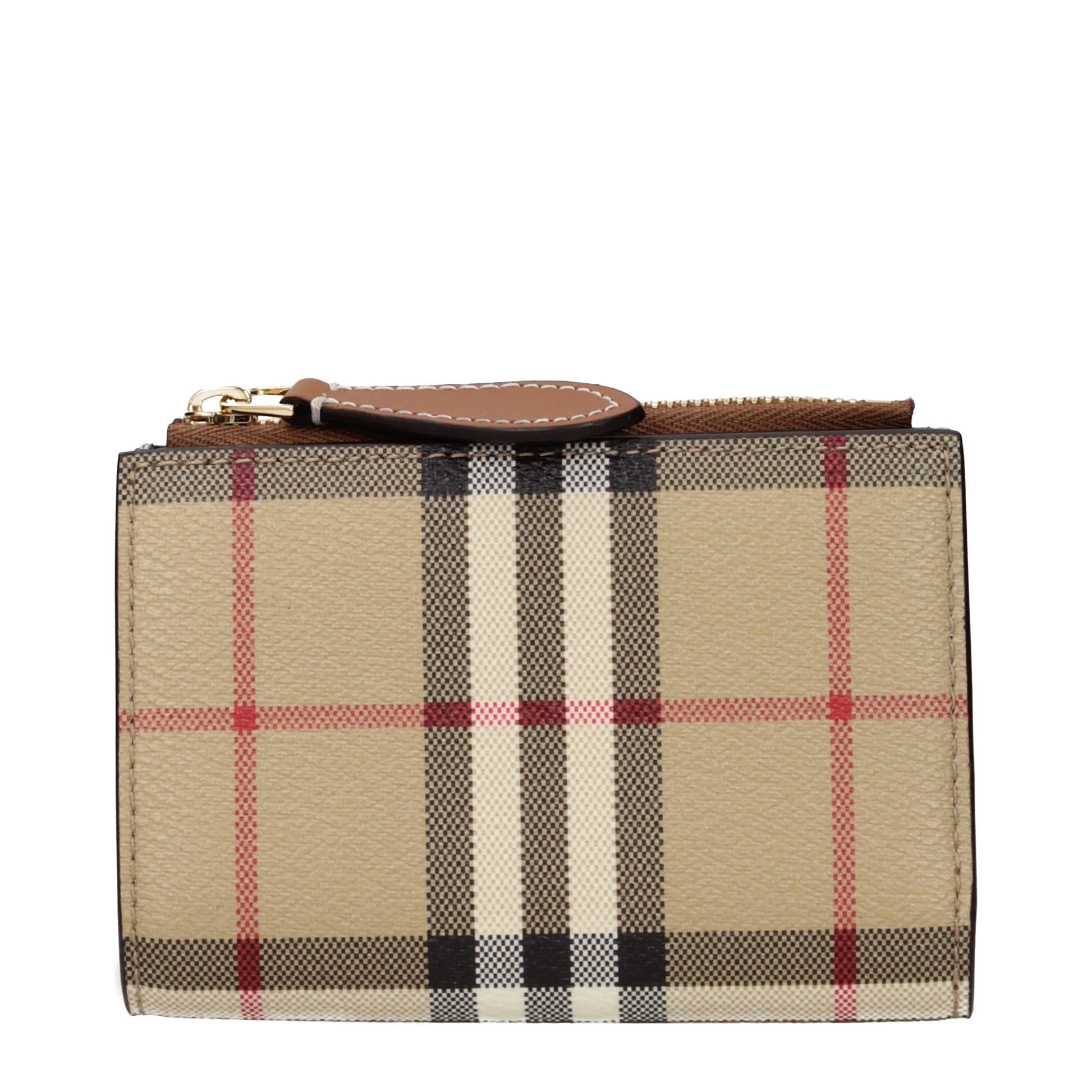 Burberry Wallets Women Fabric  Beige/Brown