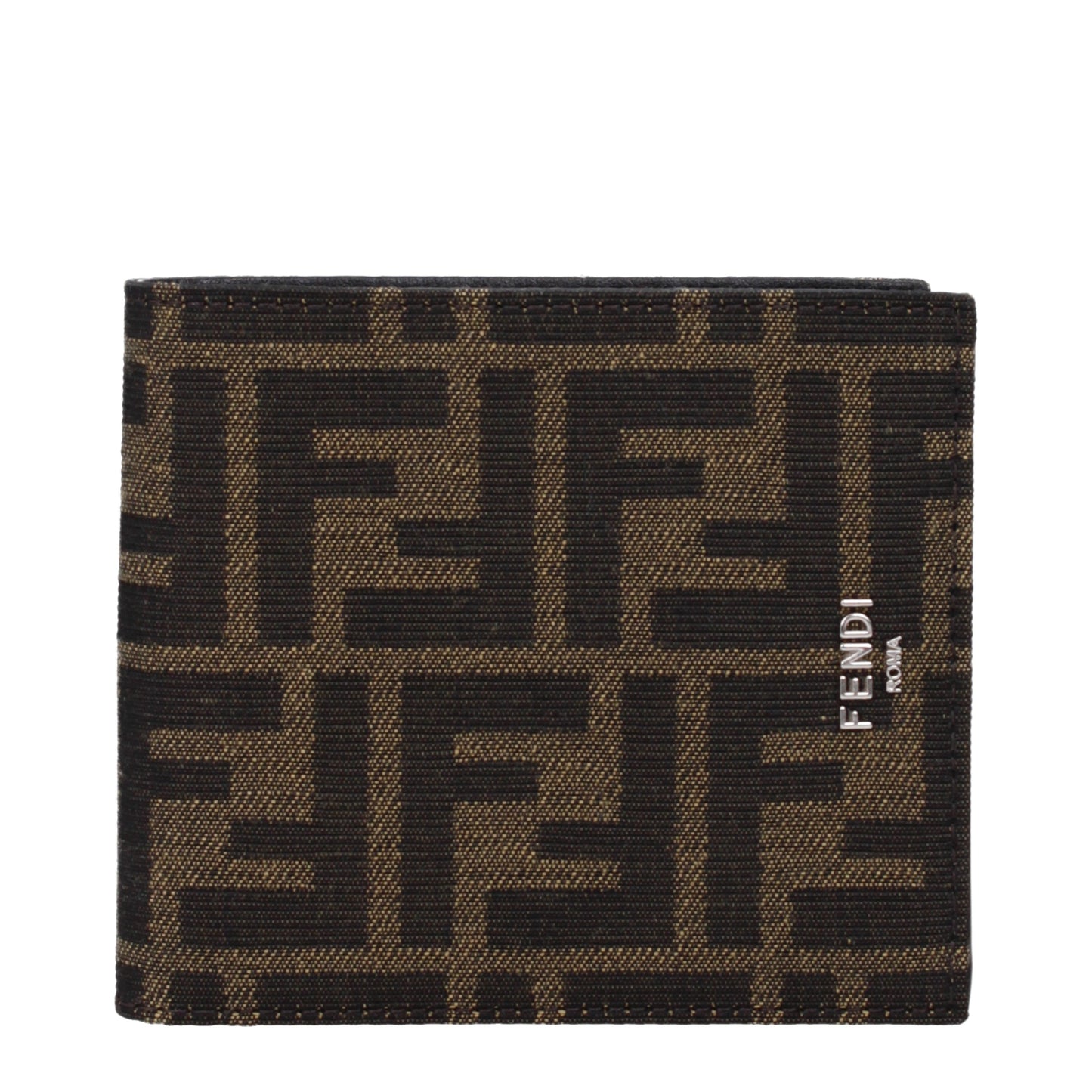 Fendi Wallets Men Fabric  Brown