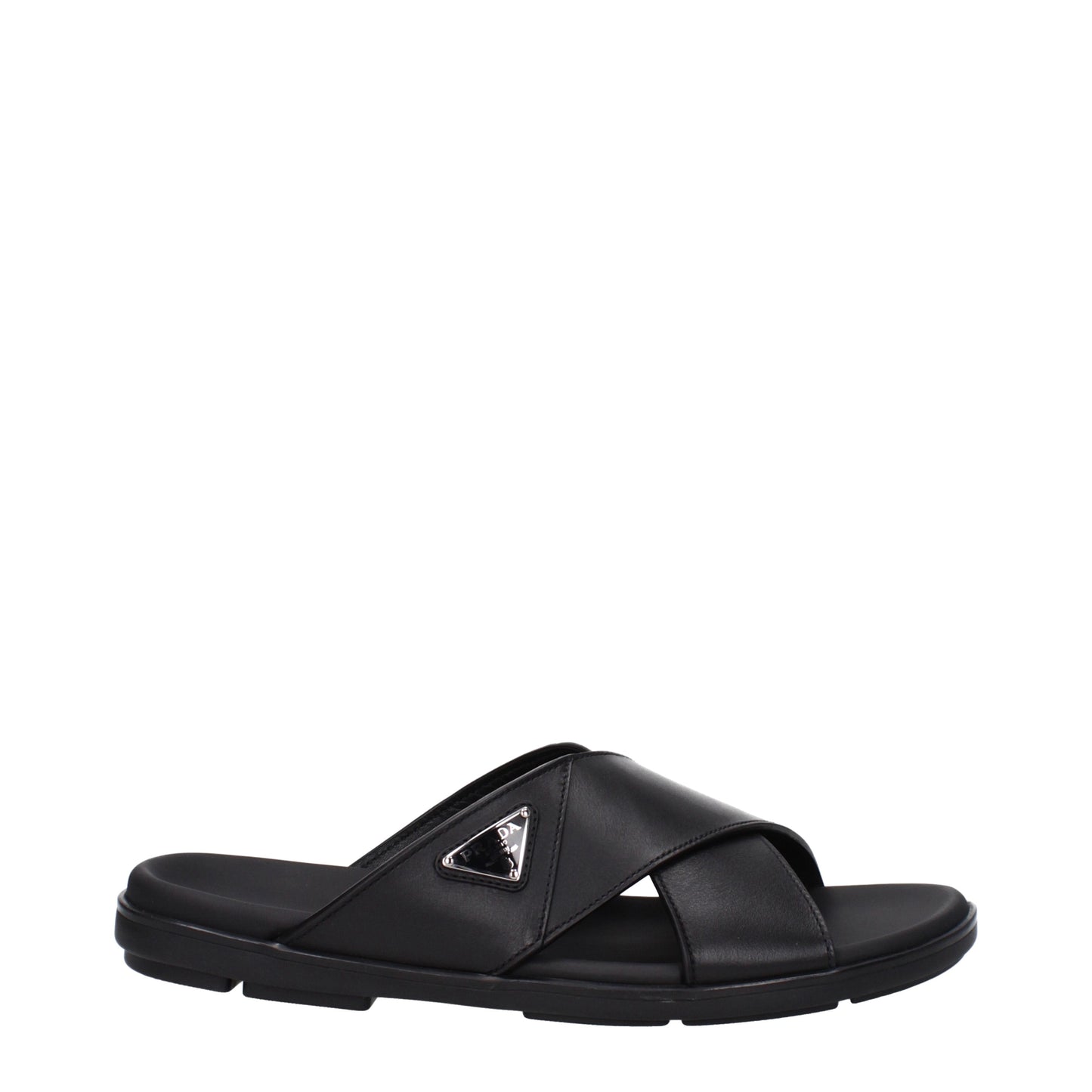 Prada Sandals & Slippers Men Leather Black