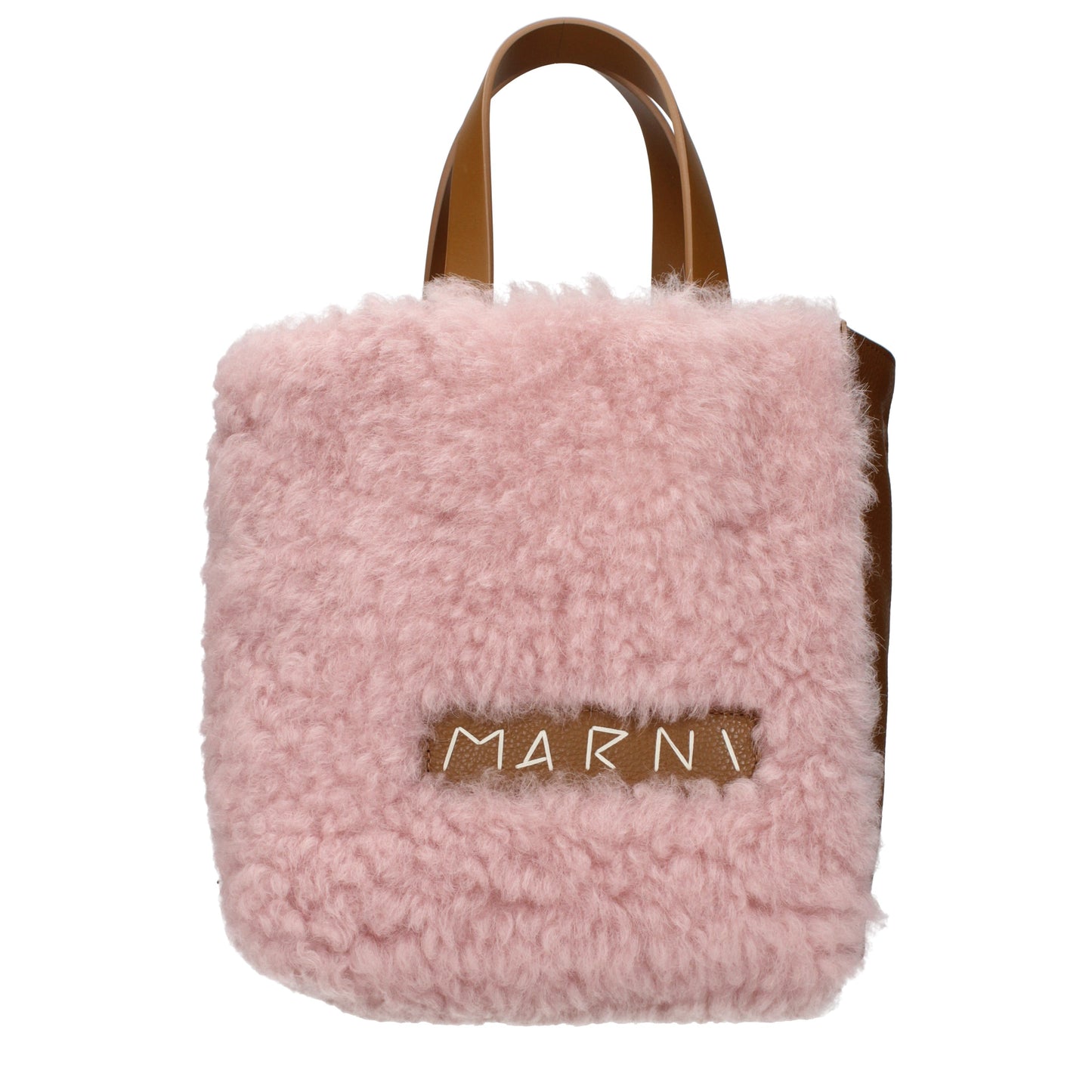 Marni Handbags Women Leather Pink/Brown