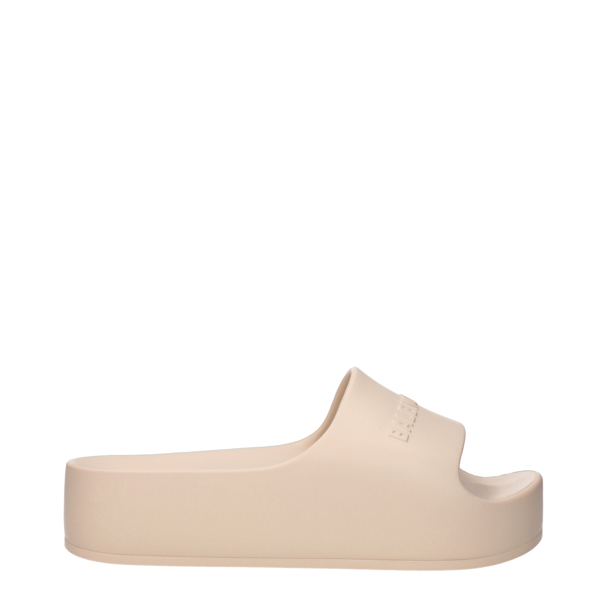 Balenciaga Slippers and Clogs Women Rubber Beige/Sand