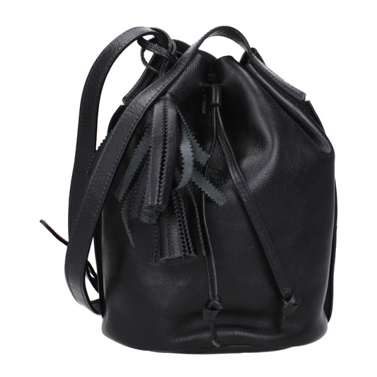 Il Bisonte Crossbody Bags Women Leather Black