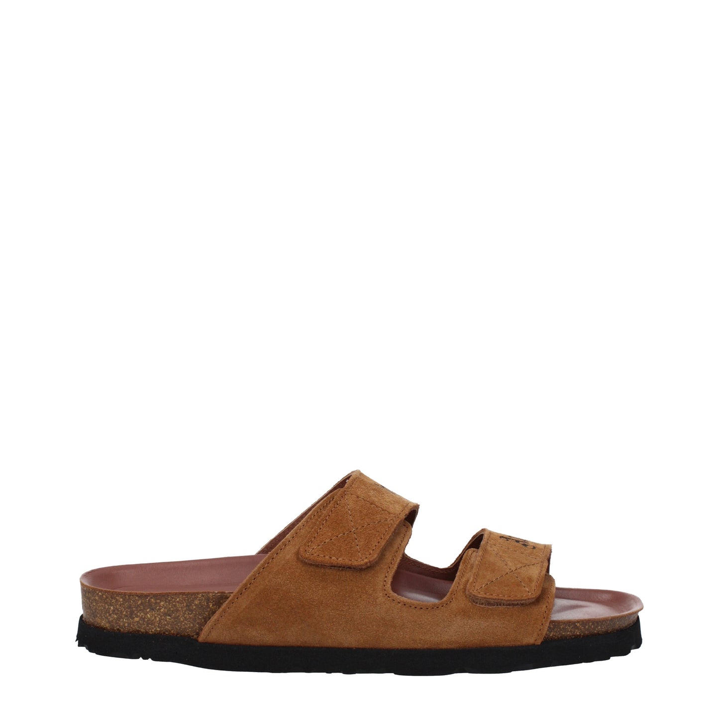 Palm Angels Sandals & Slippers Men Leather Brown