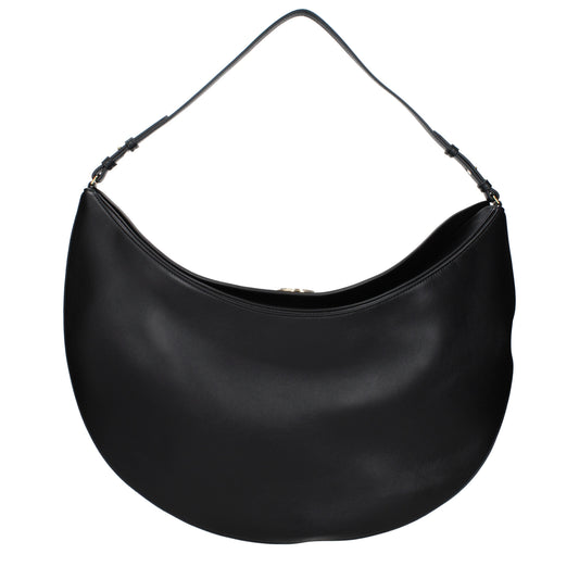 Jacquemus Shoulder Bags Women Leather Black