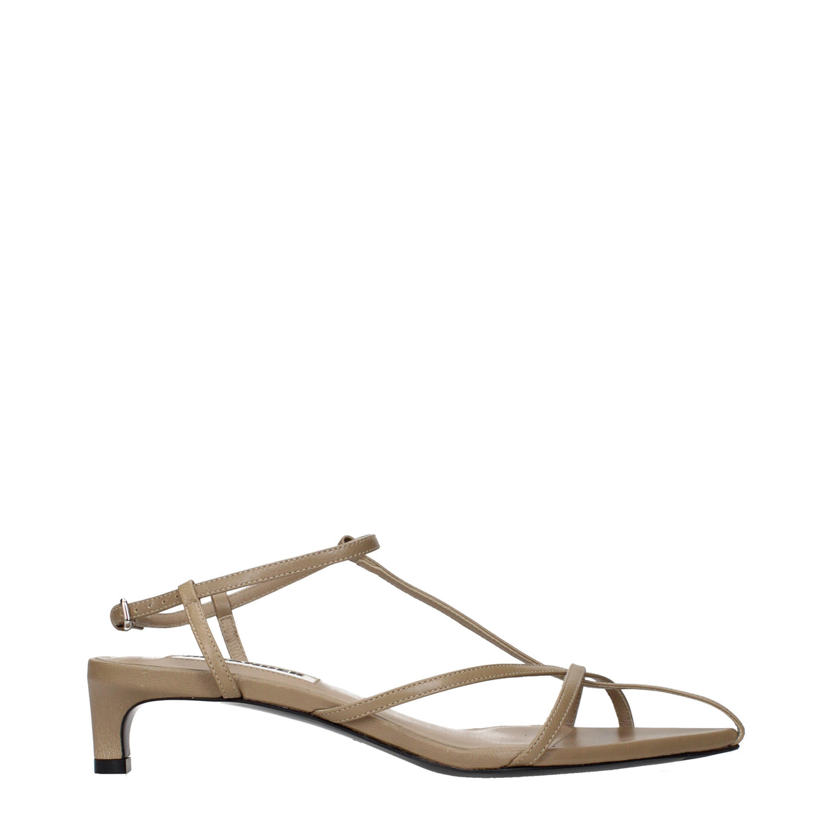 Jil Sander Sandals Women Leather Beige/Taupe