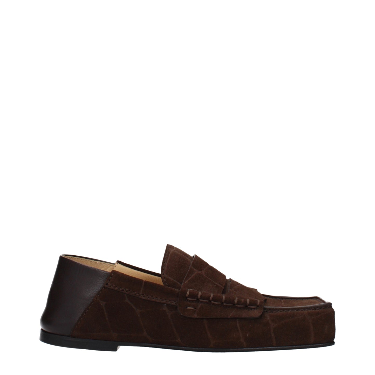 Jacquemus Loafers Women Suede Brown/Dark Brown