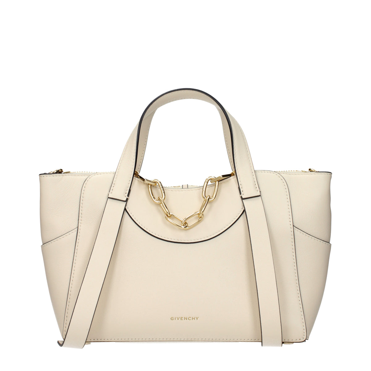 Givenchy Handbags Women Leather Beige/Cream