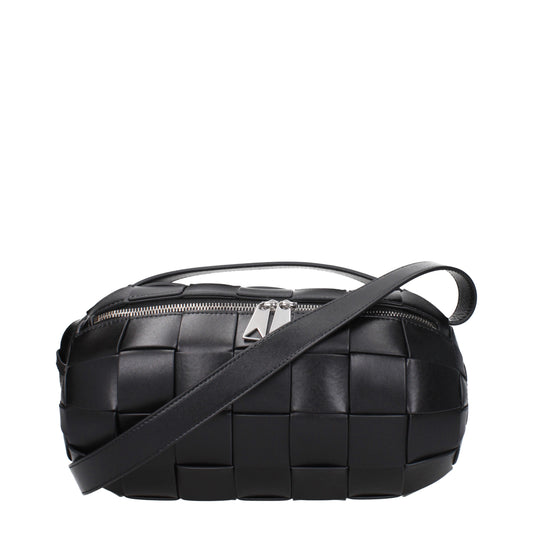 Bottega Veneta Handbags Men Leather Black