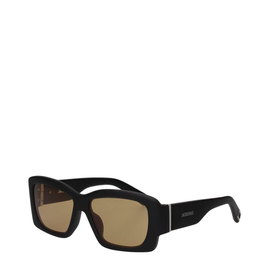 Jacquemus Sunglasses Men Acetate Black