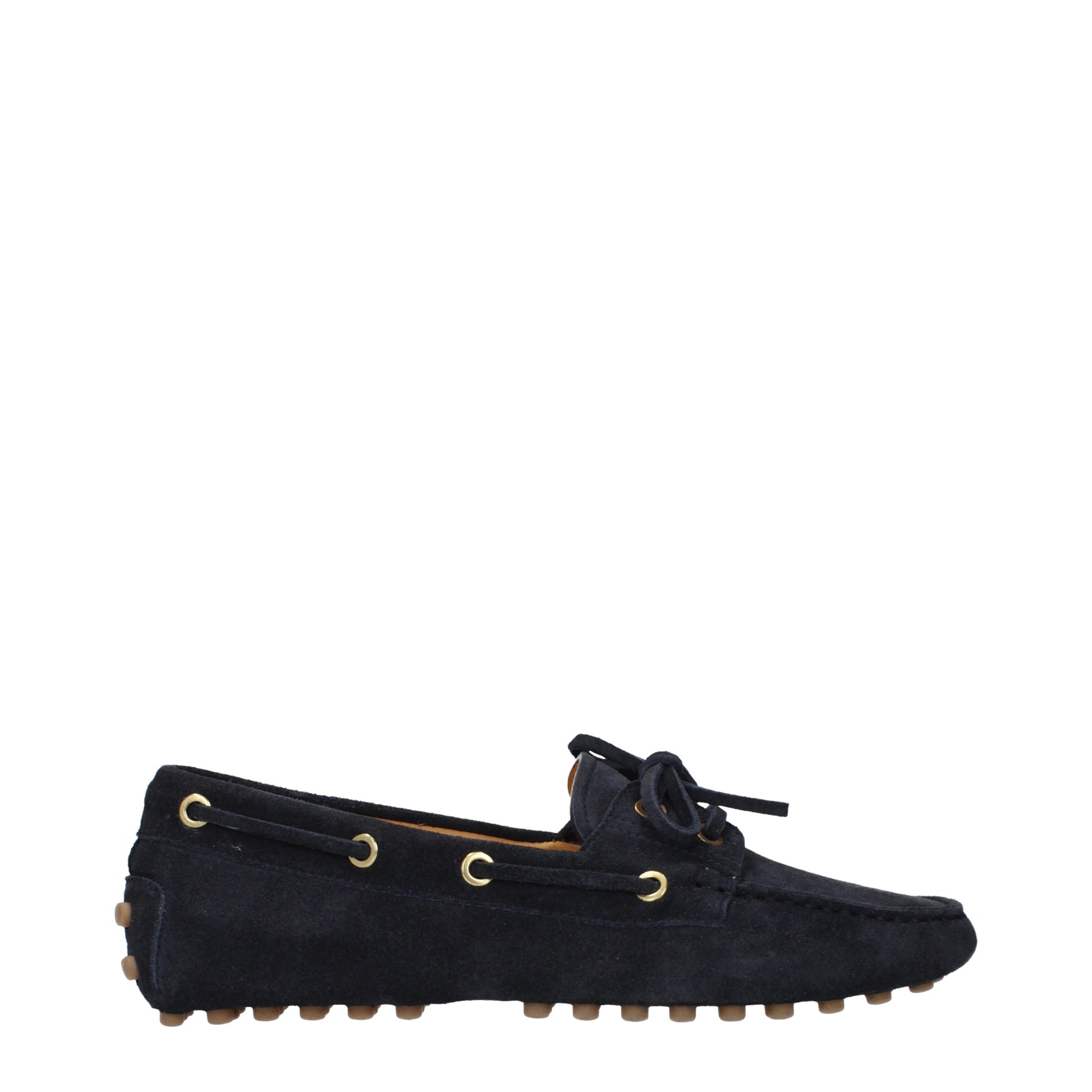 Tod's Loafers Women Suede Blue