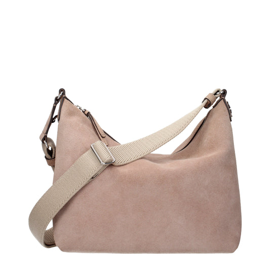 Tory Burch Crossbody Bags Women Suede Pink/Mauve