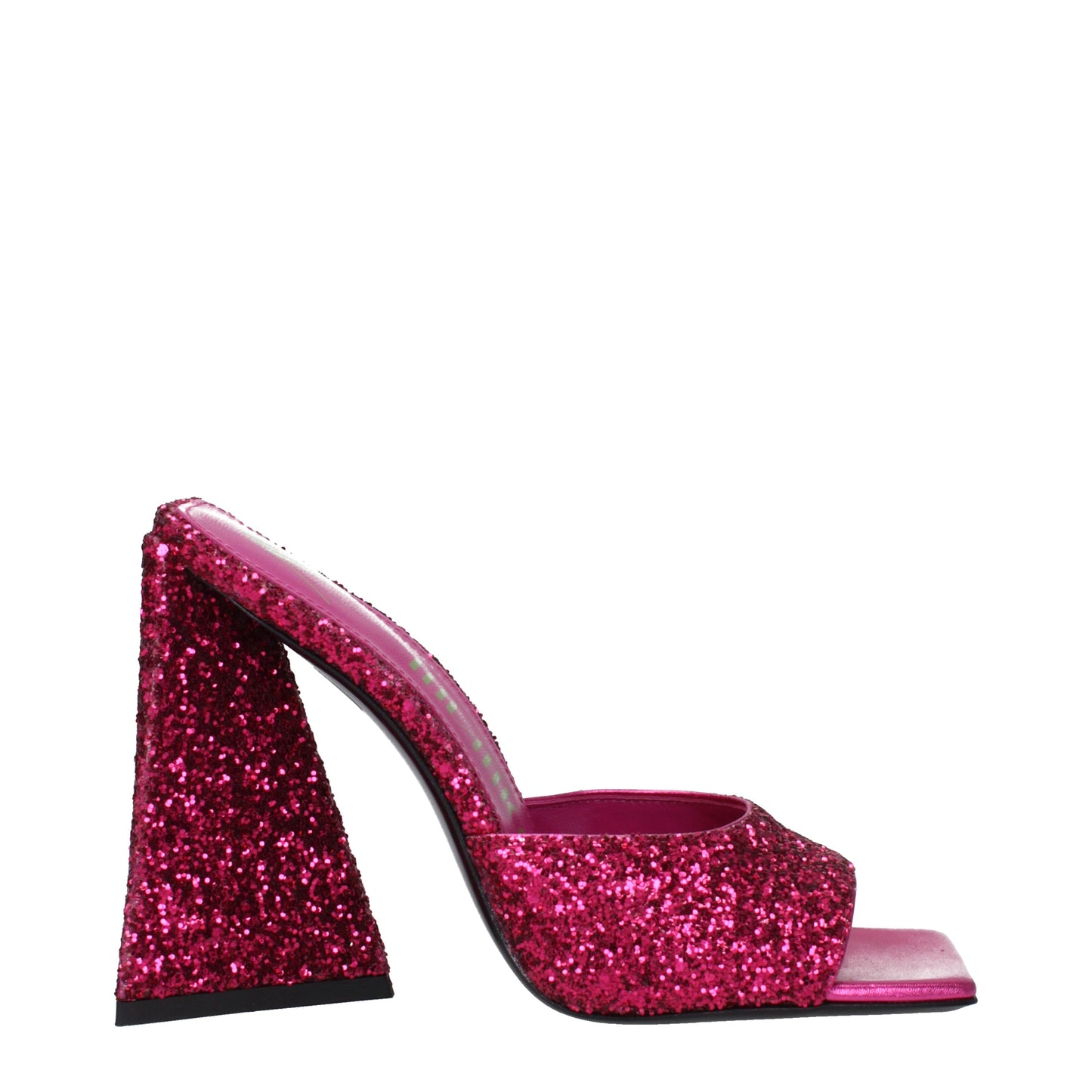 The Attico Women's Sandals in Glitter Fuchsia