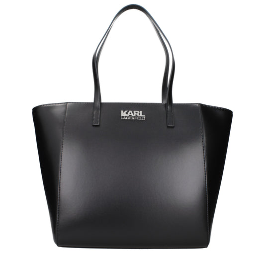Karl Lagerfeld Shoulder Bags Women Polyurethane Black