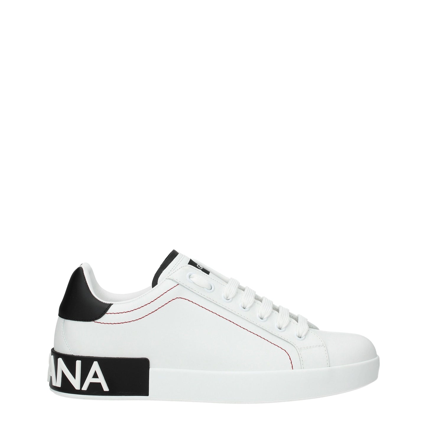 Dolce&Gabbana Men's Sneakers in Leather White/Black