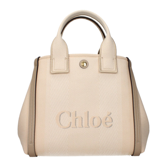 Chloé Handbags Women Fabric  Beige