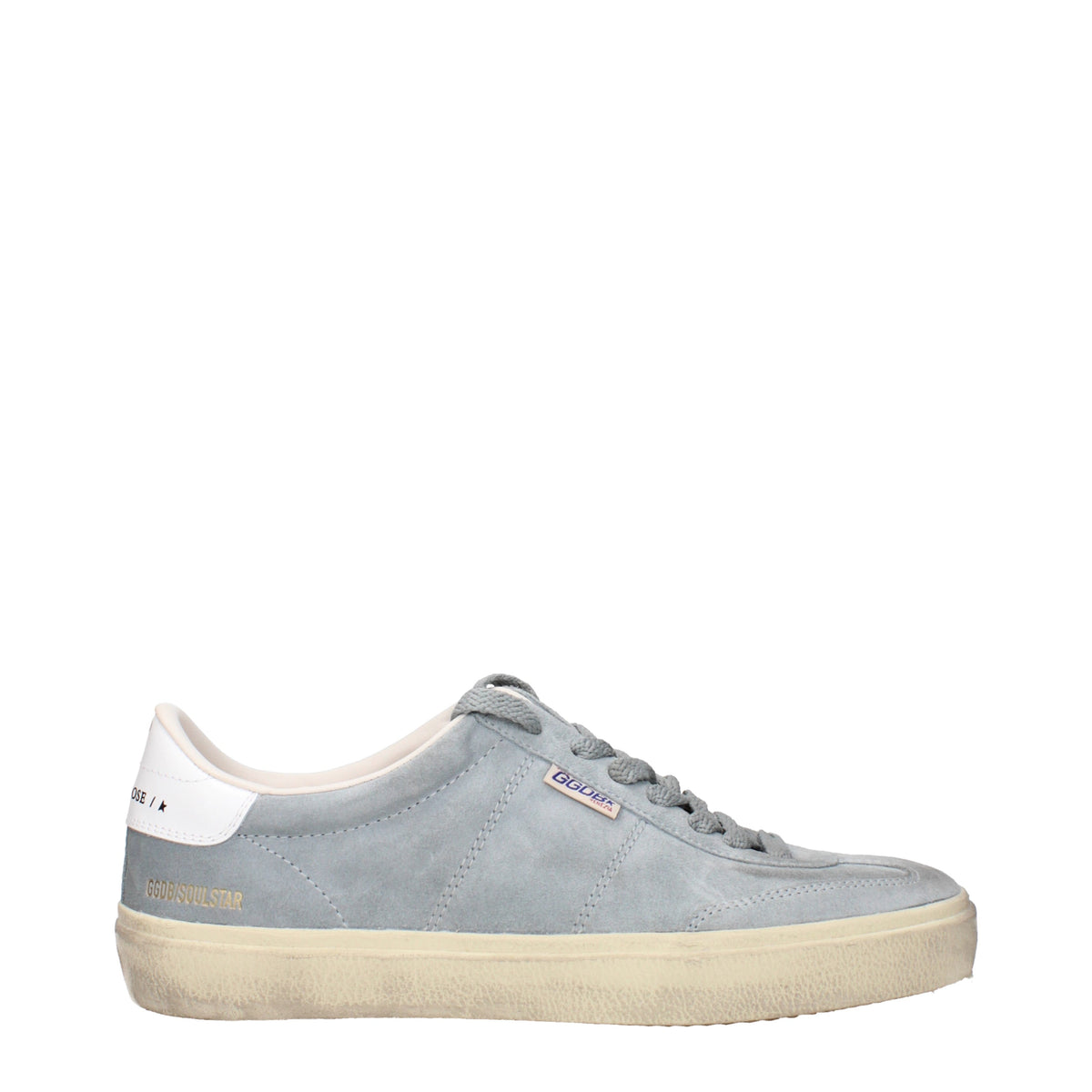 Golden Goose Sneakers Men Suede Gray/White