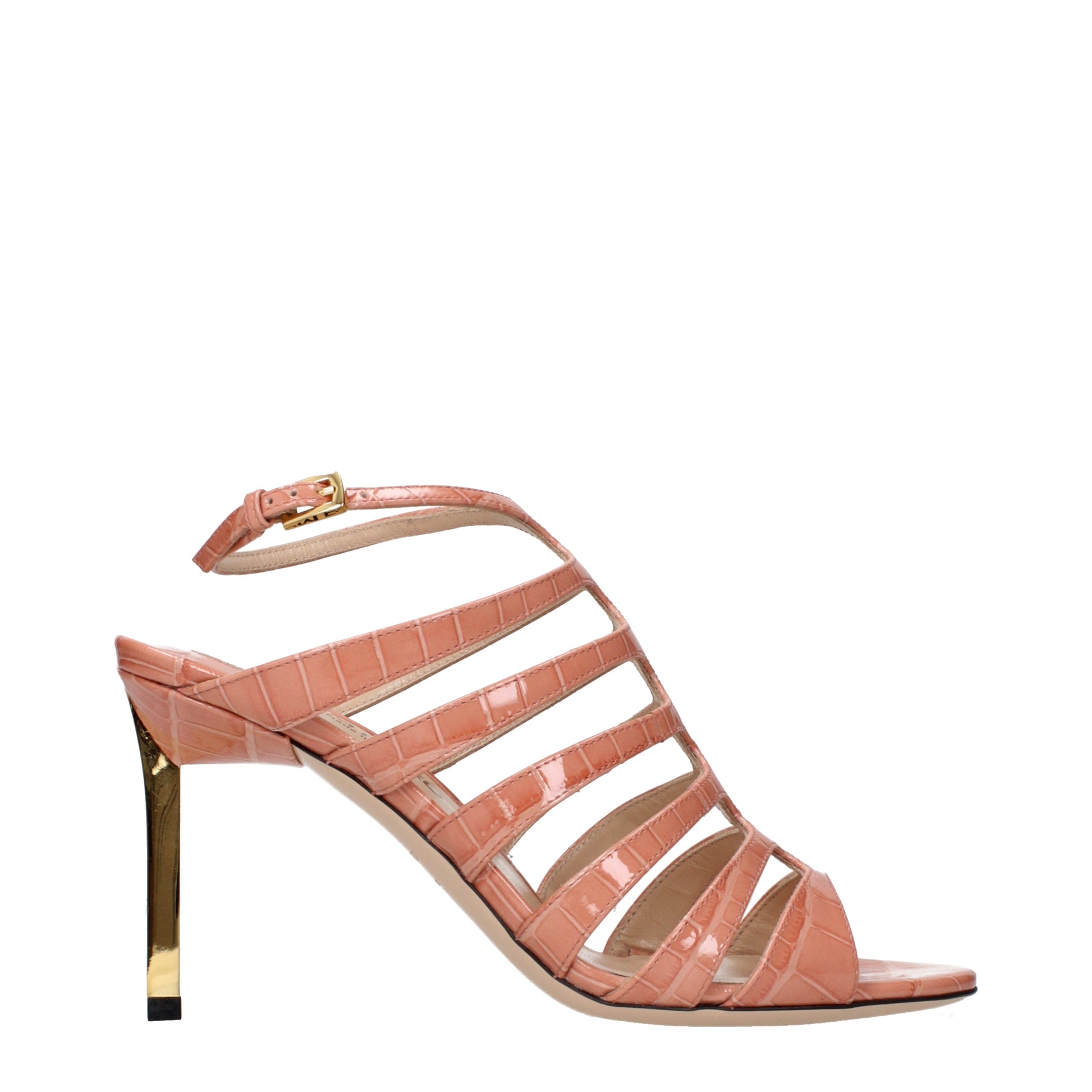 Tom Ford Sandals Women Leather Pink/Clay