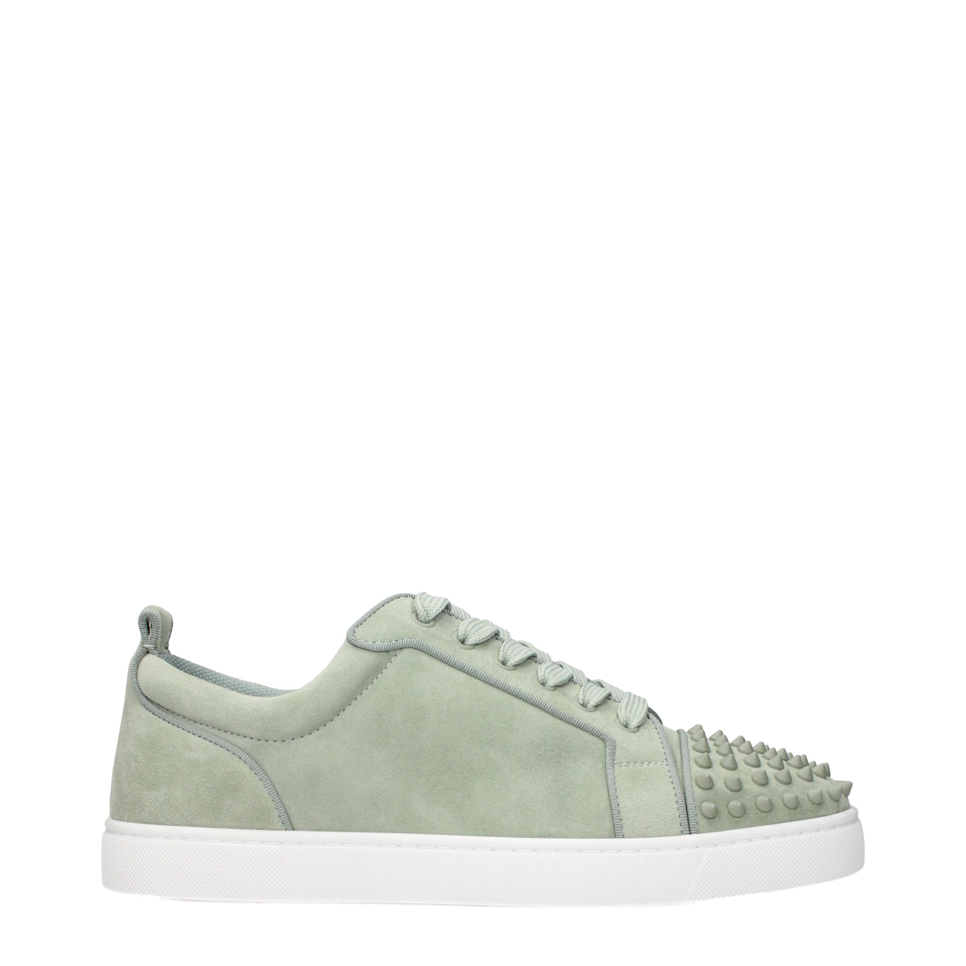 Louboutin Sneakers Men Suede Green