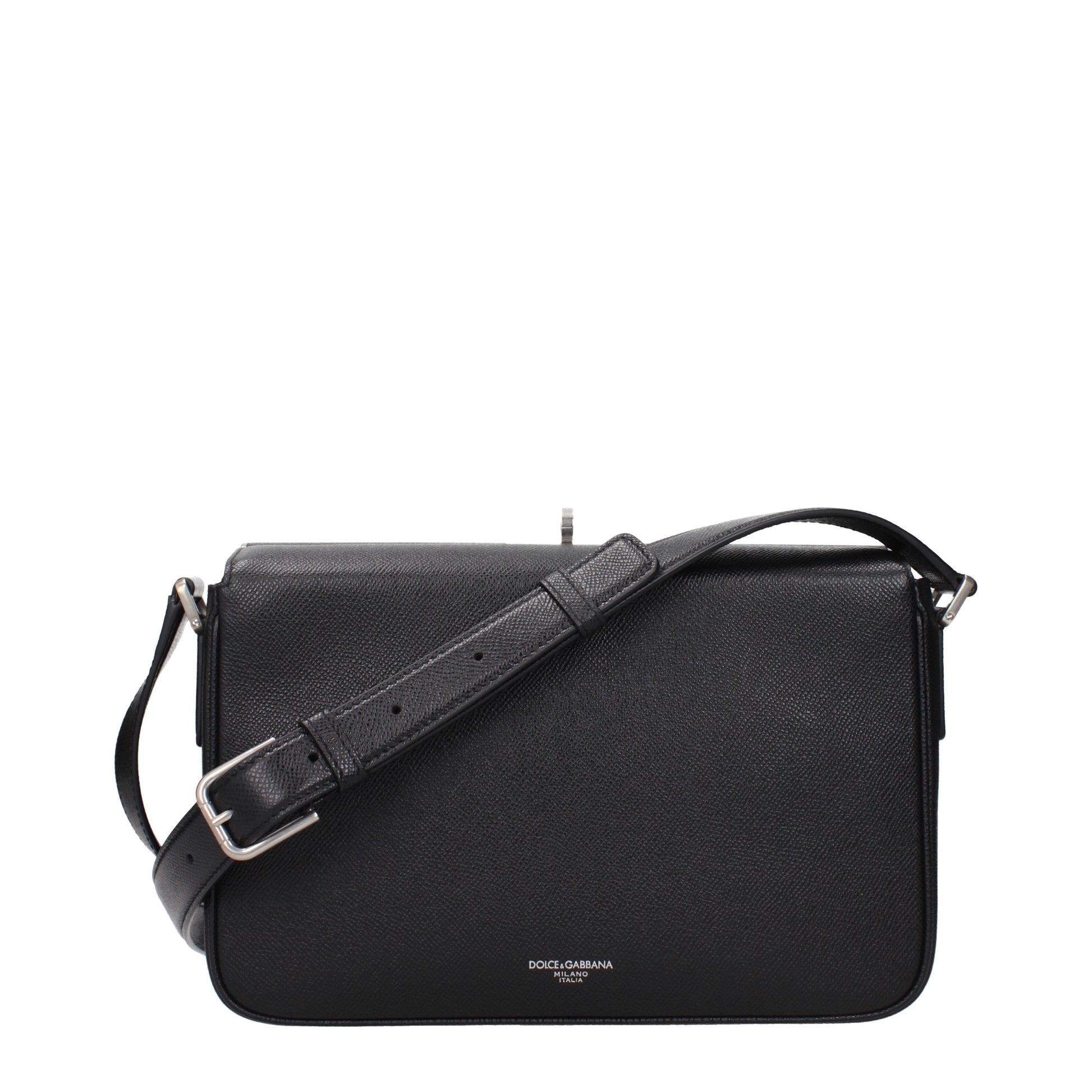 Dolce&Gabbana Crossbody Bags Men Leather Black