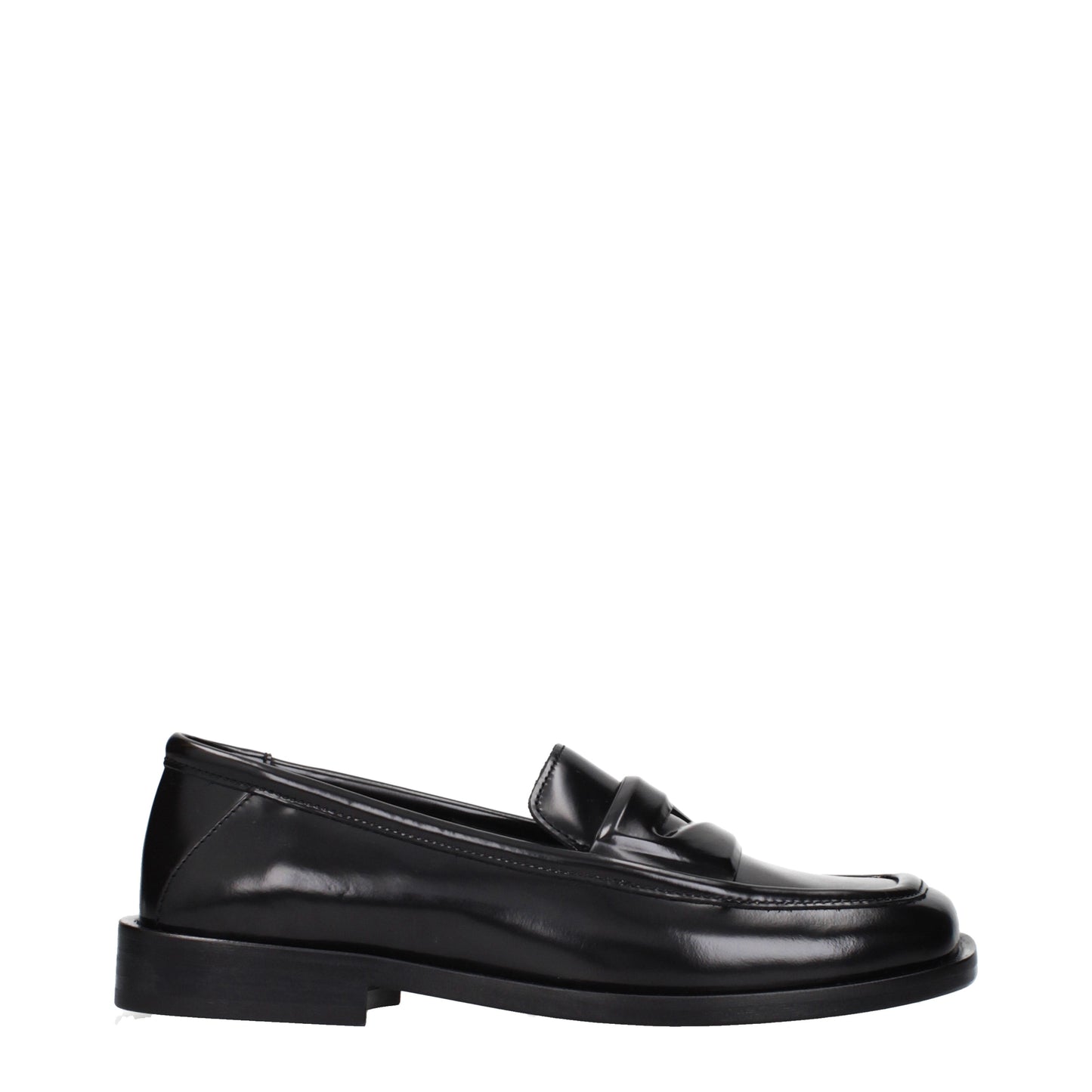 The Attico Loafers Women Leather Black