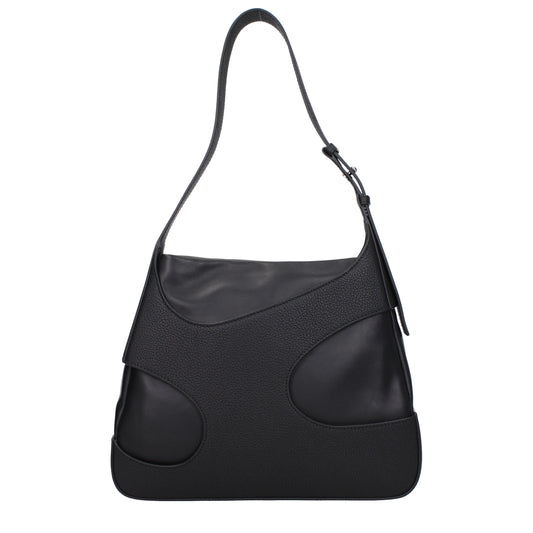 Salvatore Ferragamo Shoulder Bags Women Leather Black