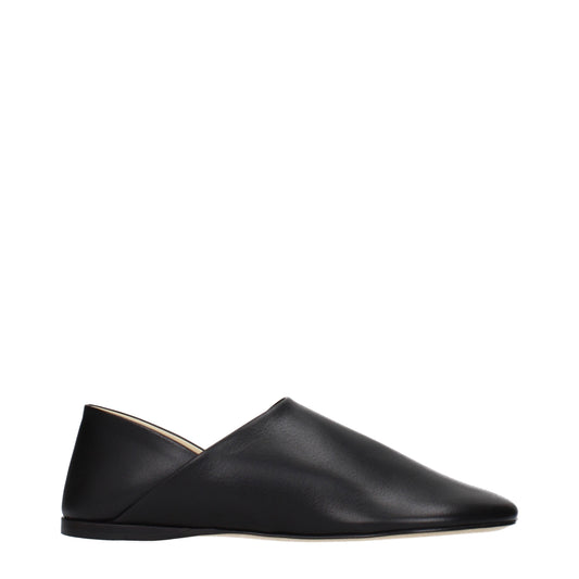 Loewe Ballet Flats Women Leather Black