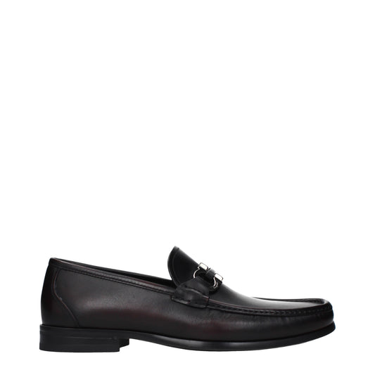 Ferragamo Loafers Men Leather Brown/Cordovan