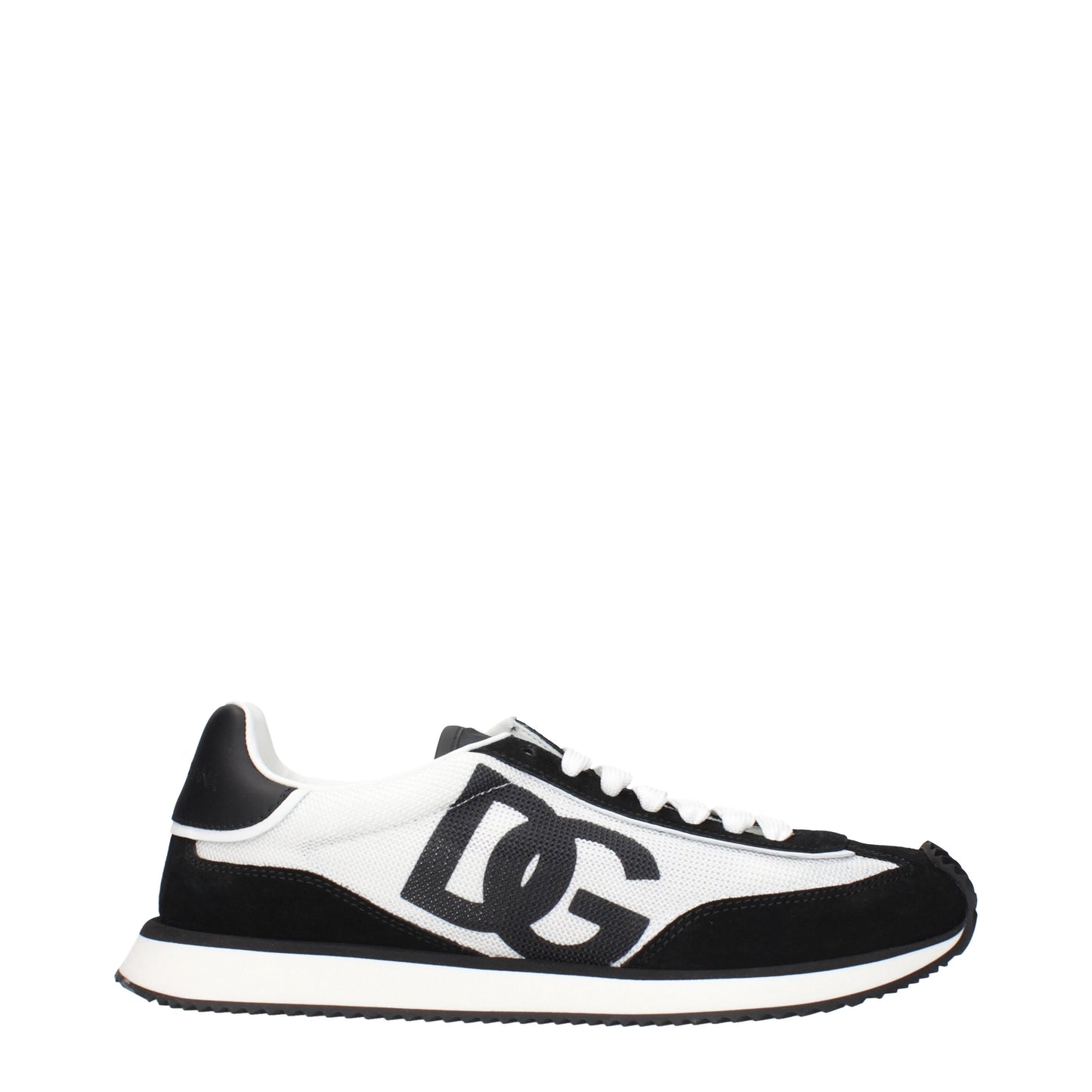 Dolce&Gabbana Sneakers Men Fabric  White/Black