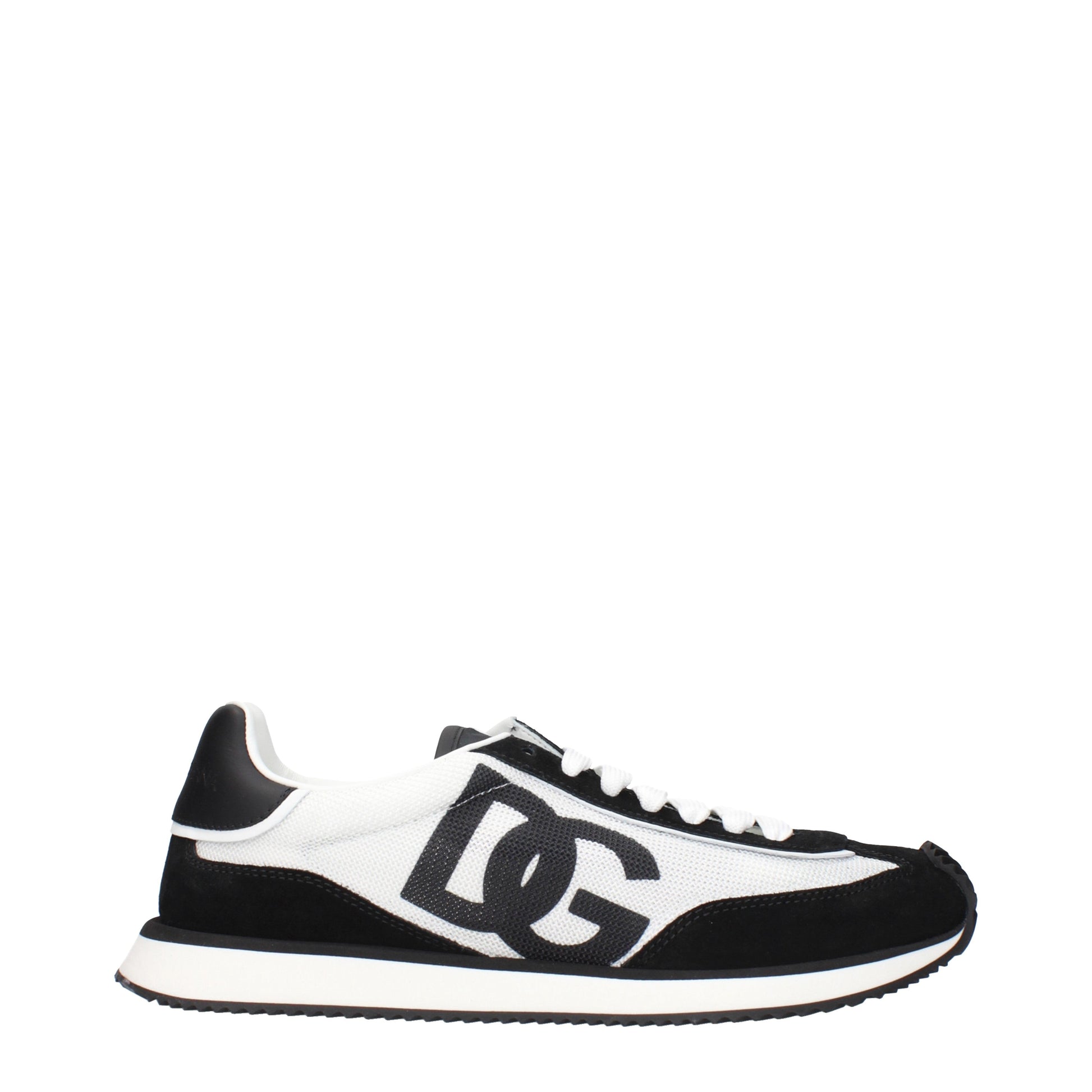Dolce&Gabbana Sneakers Men Fabric  White/Black