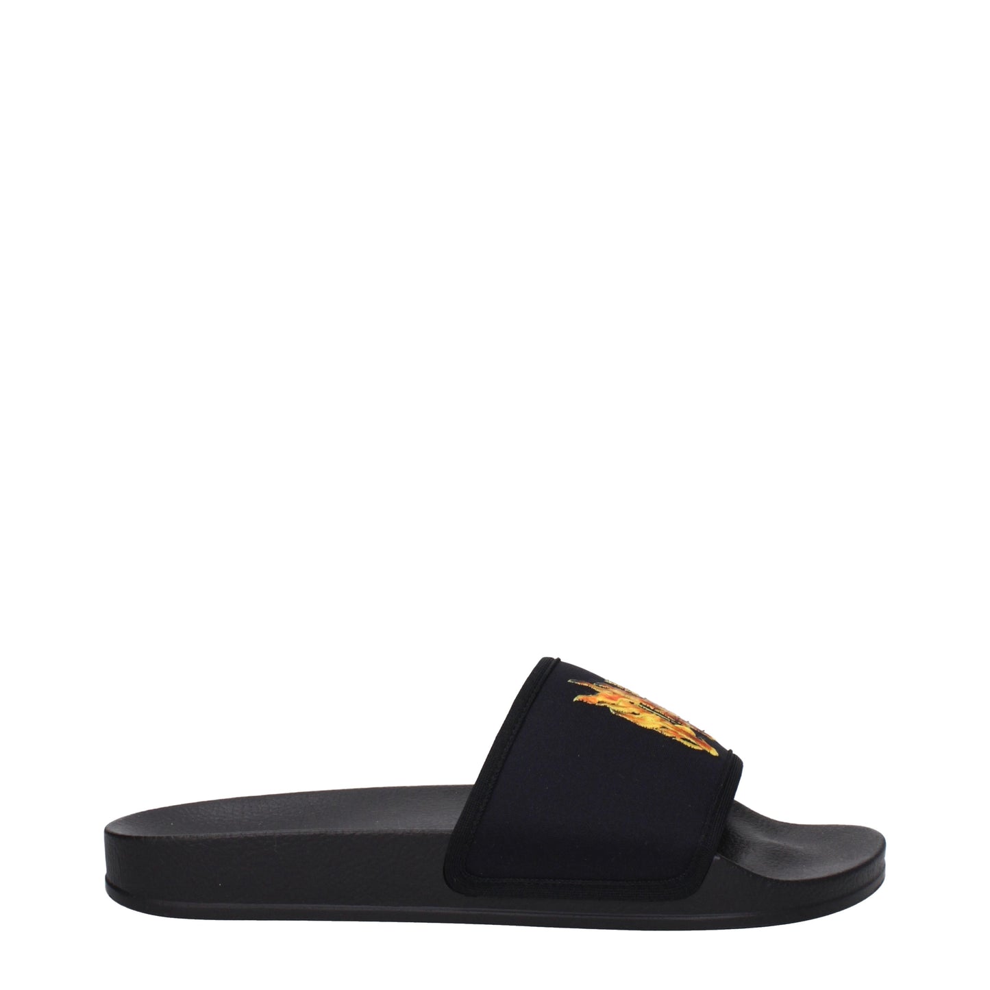 Palm Angels Sandals & Slippers Men Fabric  Black