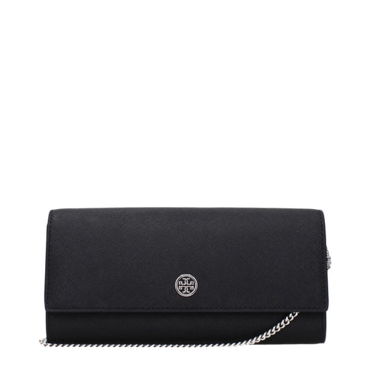 Tory Burch Clutches Women Leather Black