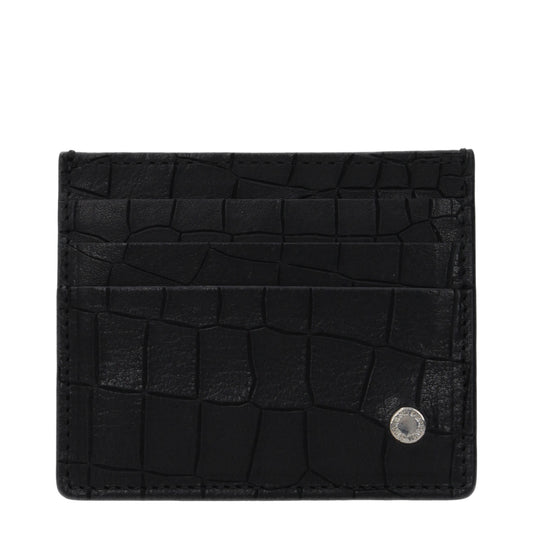 Orciani Document Holders Men Leather Black