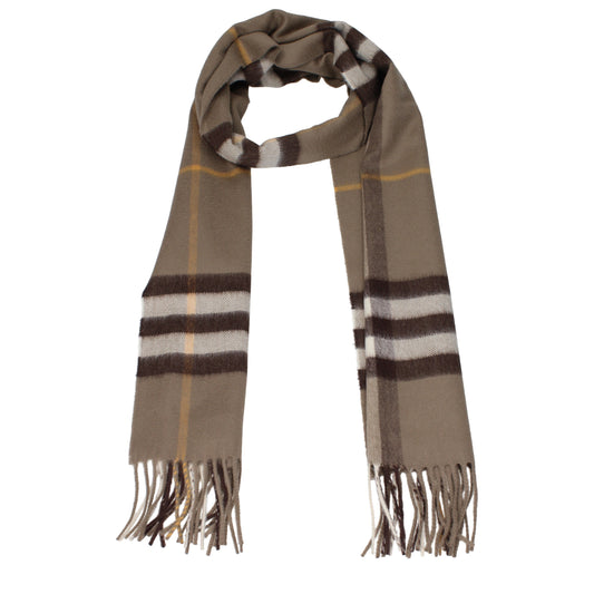 Burberry Scarves Women Cashmere Brown
