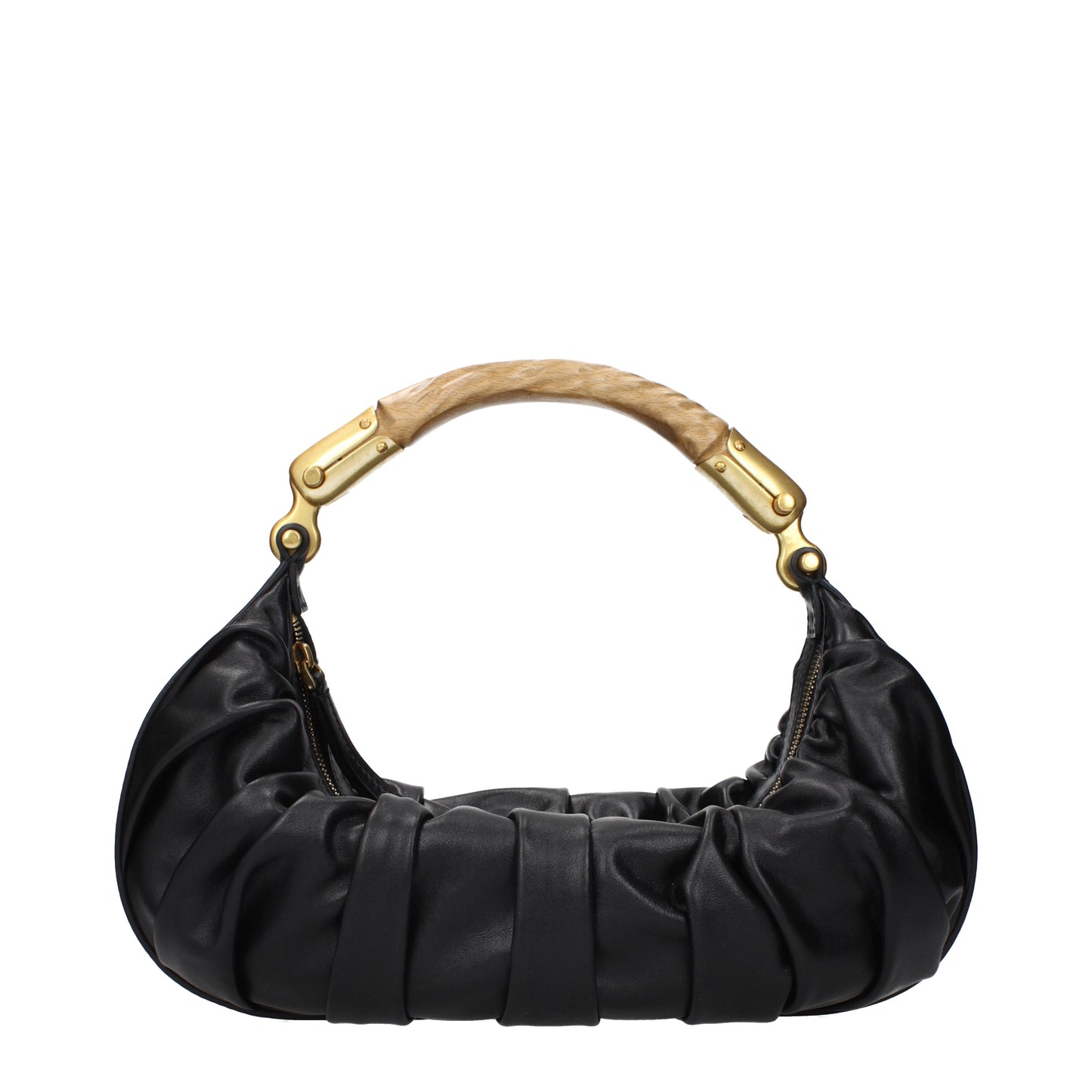 Balmain Handbags Women Leather Black