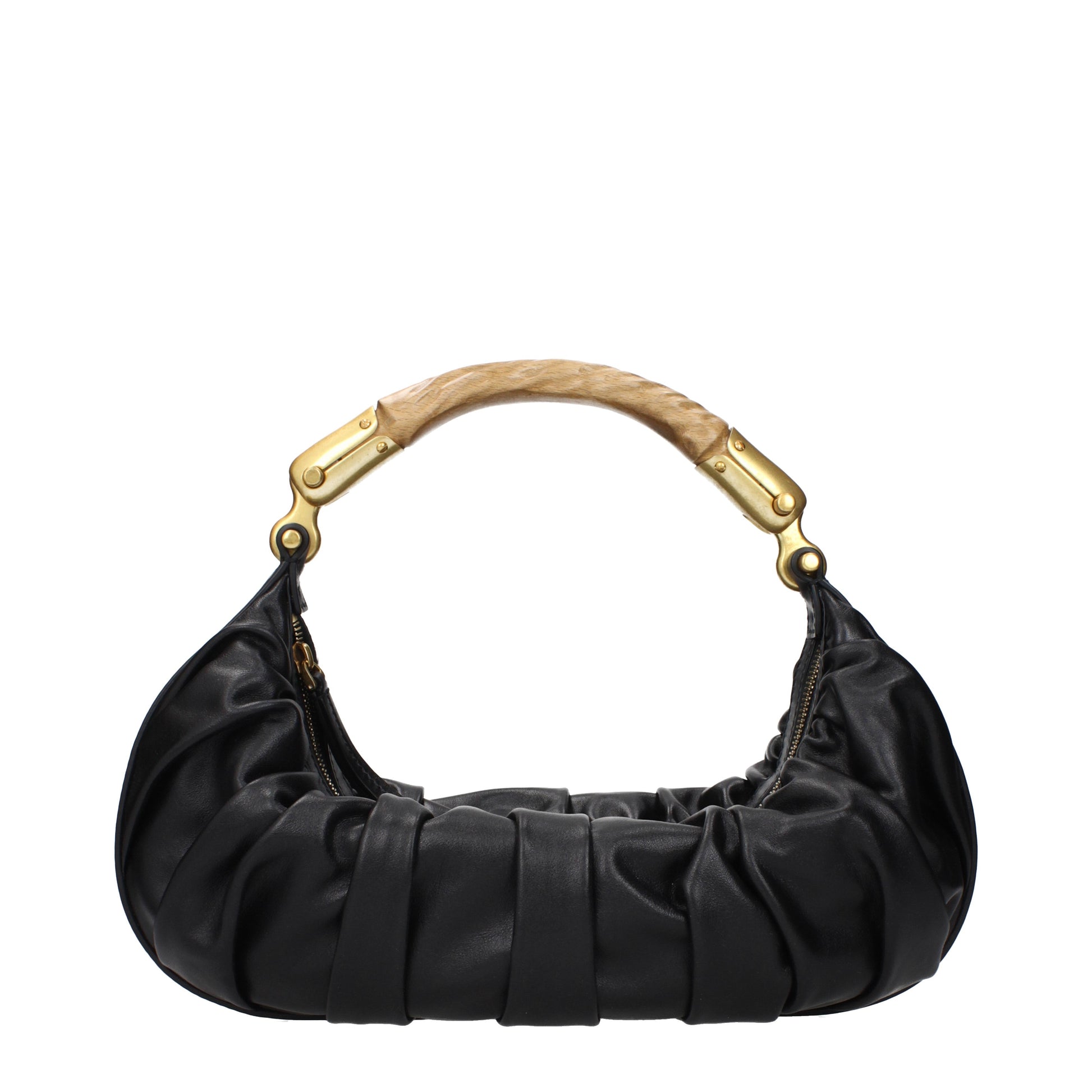 Balmain Handbags Women Leather Black