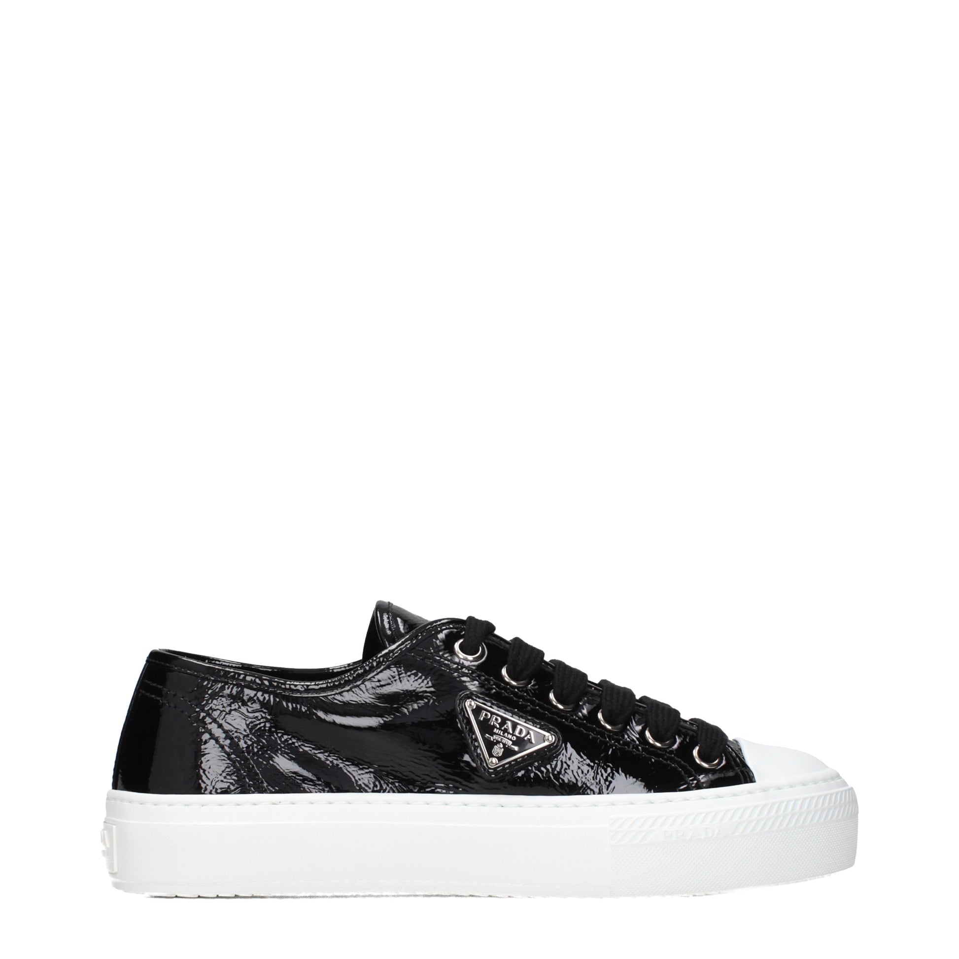 Prada Women's Sneakers Patent Leather