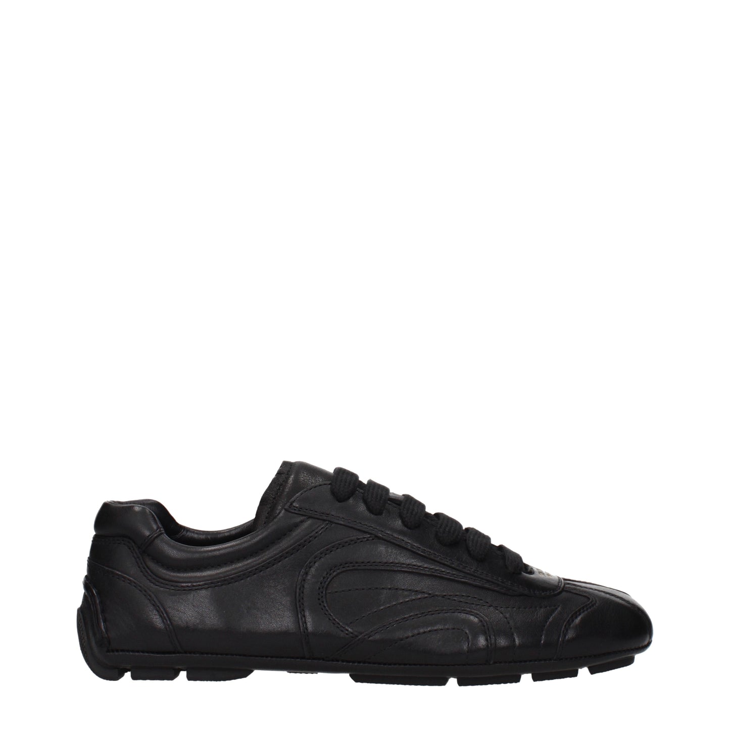 Prada Sneakers Men Leather Black