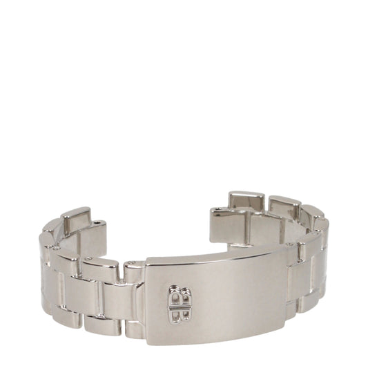Balenciaga Bracelets Men Brass Silver