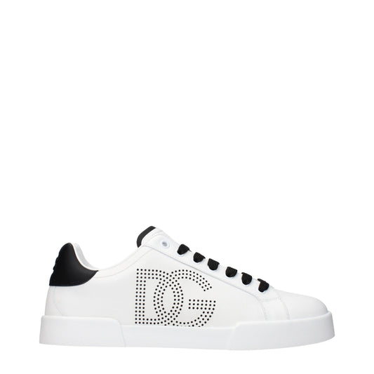 Dolce&Gabbana Sneakers Men Leather White/Black