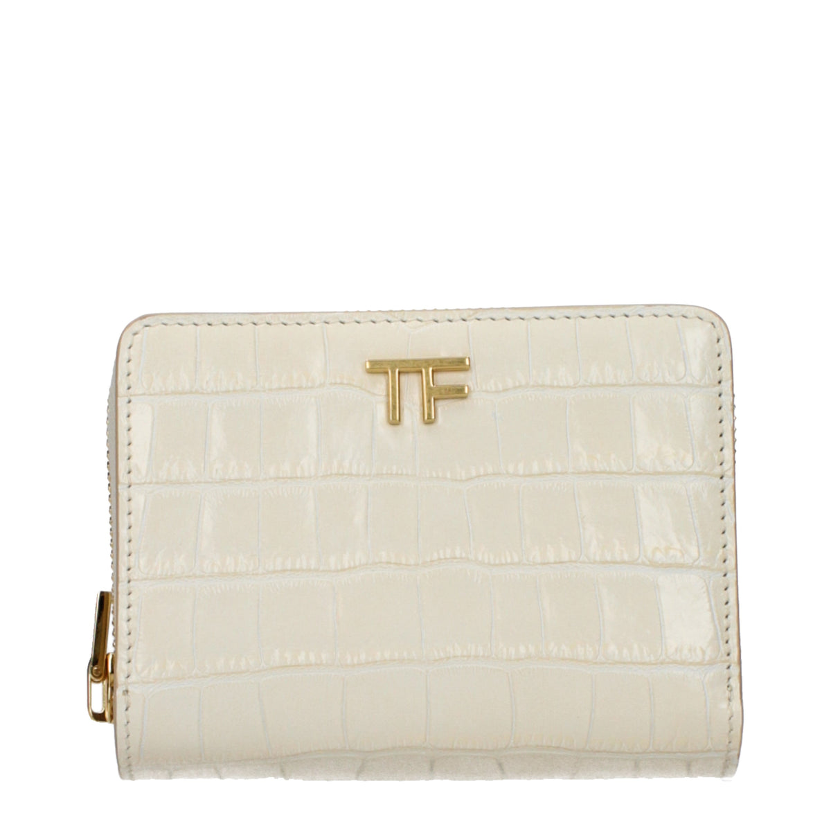 Tom Ford Wallets Women Leather Beige/Ivory