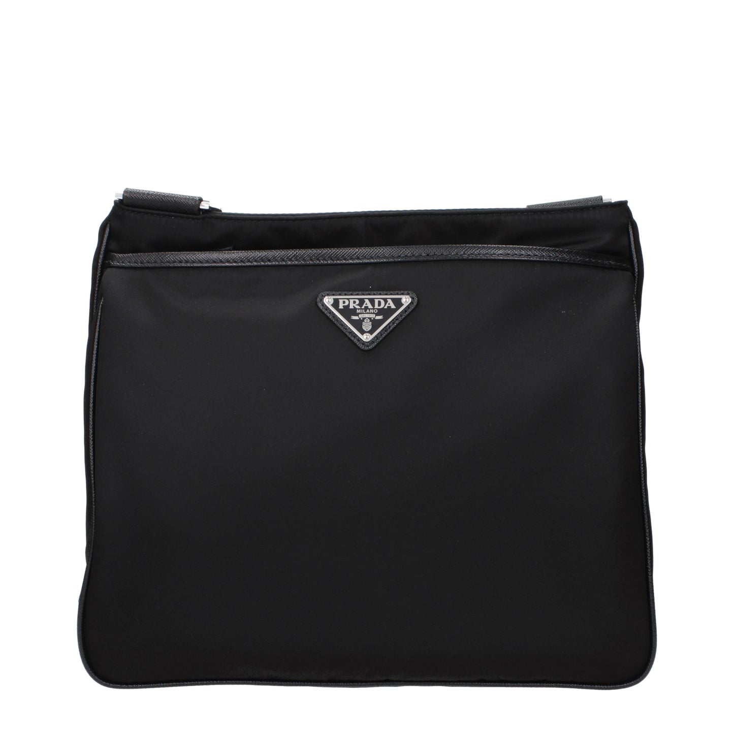Prada Crossbody Bags Men Fabric  Black