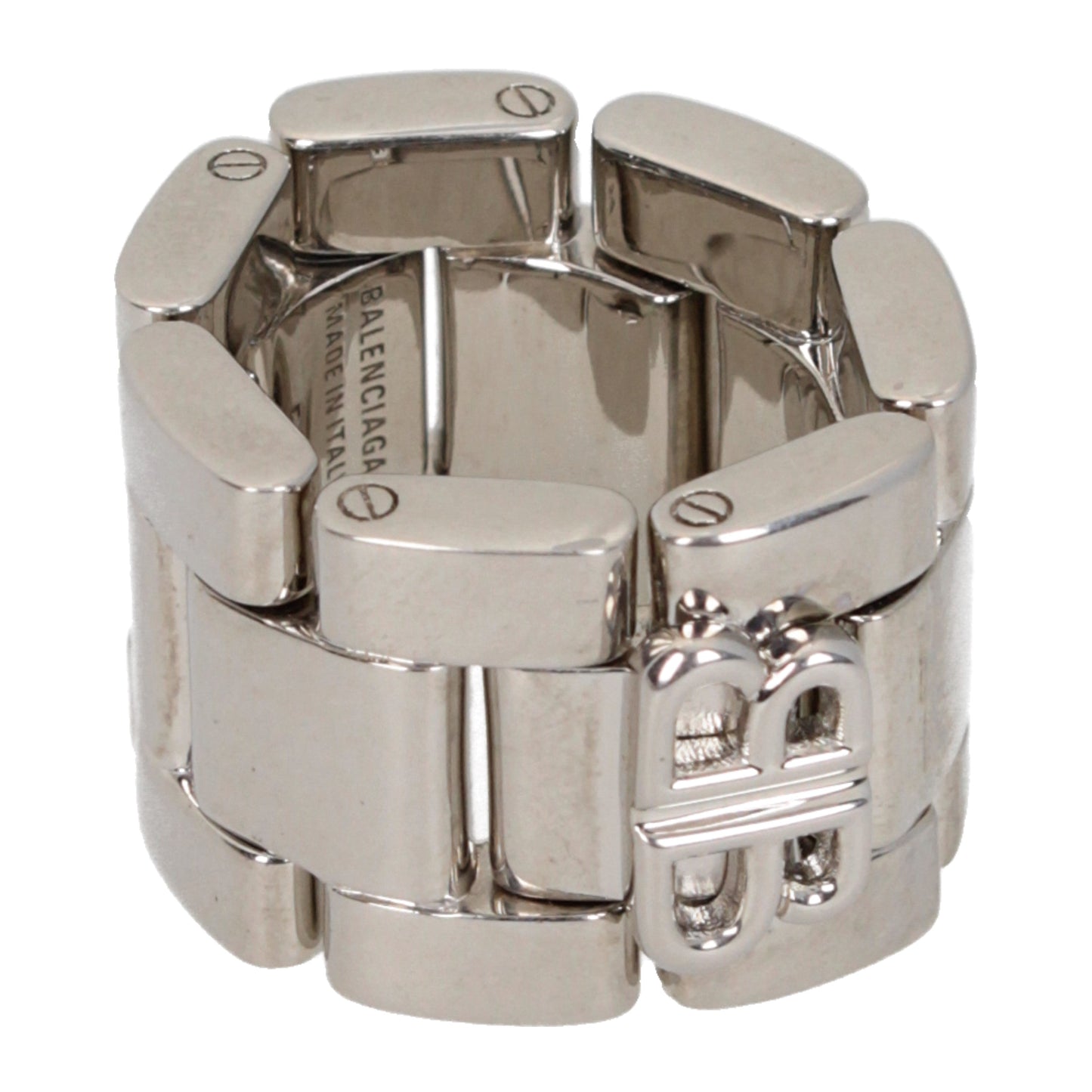 Balenciaga Rings Women Brass Silver