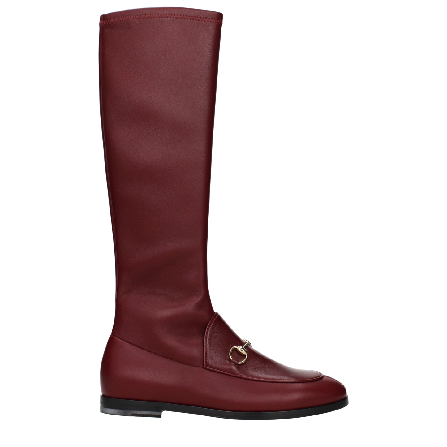 Gucci Boots Women Leather Red/Anchor
